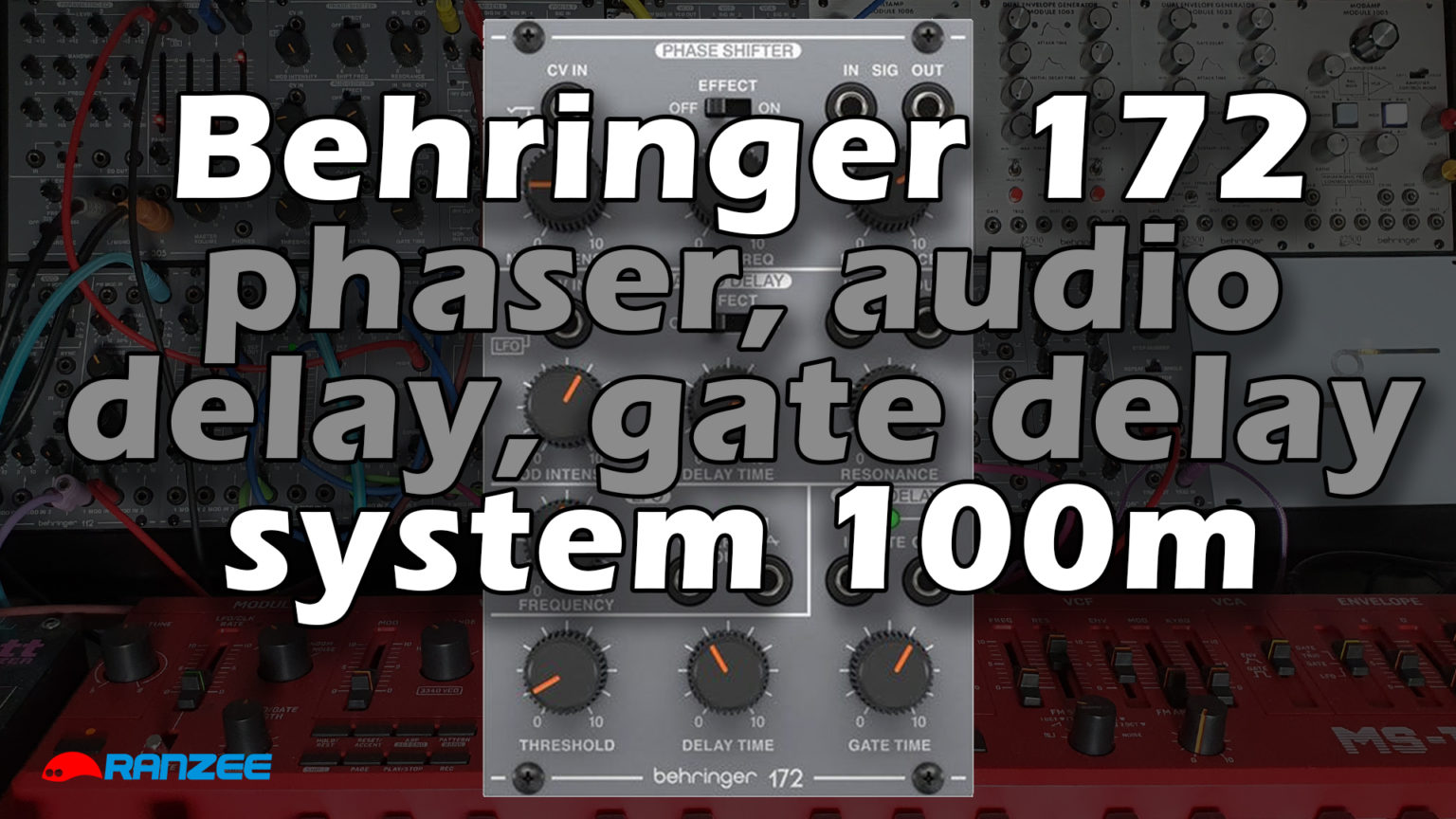 Behringer 172 Analog phase shifter, audio delay, LFO and gate delay